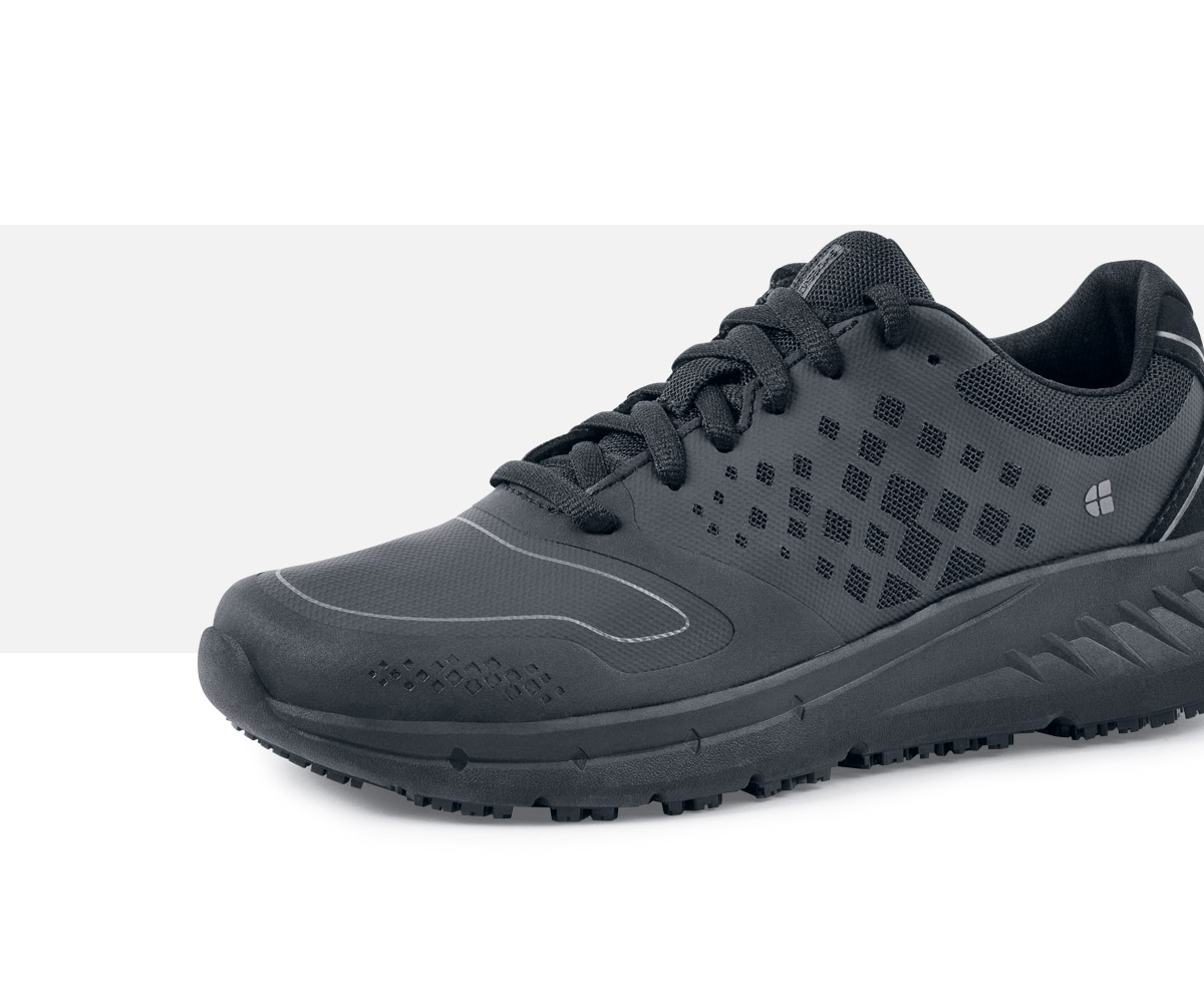 Who wants to work in wet shoes? No one. All Shoes For Crews are designed to be water-resistant. From external coatings to internal barriers, SFC provides various degrees of water-resistant protection to fit your job needs.