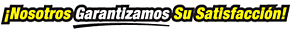 Satisfacción Garantizada 100%