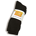 Super Socks - men's / black (3 pair)