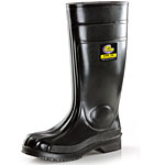 Safety features in a knee-high boot Steel Toe Guardian III - women’s - black