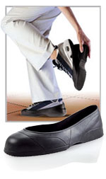 CrewGuard™ Slip-Resistant Overshoes - Black