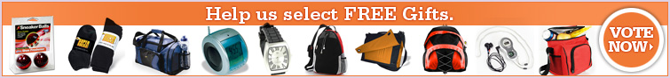Help us select free gifts, vote now.