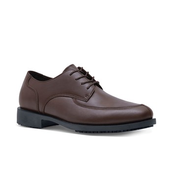 Shoes For Crews - Aristocrat II - Men's / Brown Skid Resistant Dress Shoes - Zappos Work Shoes