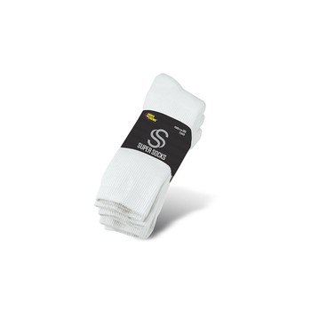 Super Socks - Midcalf - women's / white (3 pair)