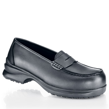 Shoes For Crews - Amber - Steel Toe - Black / Women's Non Slip Steel T