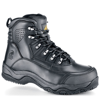 Shoes For Crews - Yukon II - Steel Toe - Black / Men’s Non Skid Steel Toe Boots and Shoes