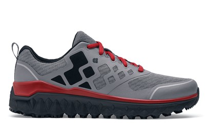 Bridgetown: Men's Gray & Black Athletic Non-Slip Work Shoes | Shoes For Crews - Canada