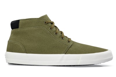 Cabbie II - Green - Men's Casual Canvas Non-Slip Work Shoe - Shoes For Crews