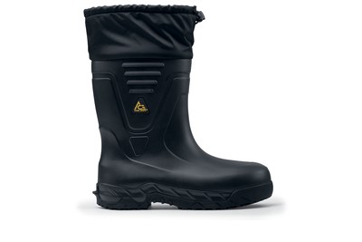 ACE Bullfrog Elite Composite Toe - Non-Slip EVA Men's Black Work Boots | Shoes For Crews - Canada