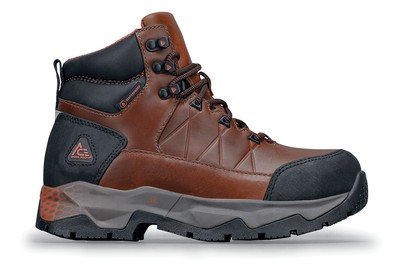 Highline: Women's Brown Slip-Resistant Aluminum Toe Boots | Shoes For Crews - Canada