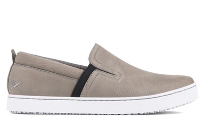 MOZO - Floyd - Men's / Gray - Casual Slip-Resistant Chef Shoes - Shoes For Crews - Canada