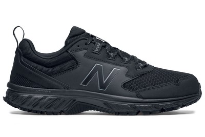 Men's New Balance 510v5 Slip-Resistant Athletic Shoes (Black) | Shoes For Crews