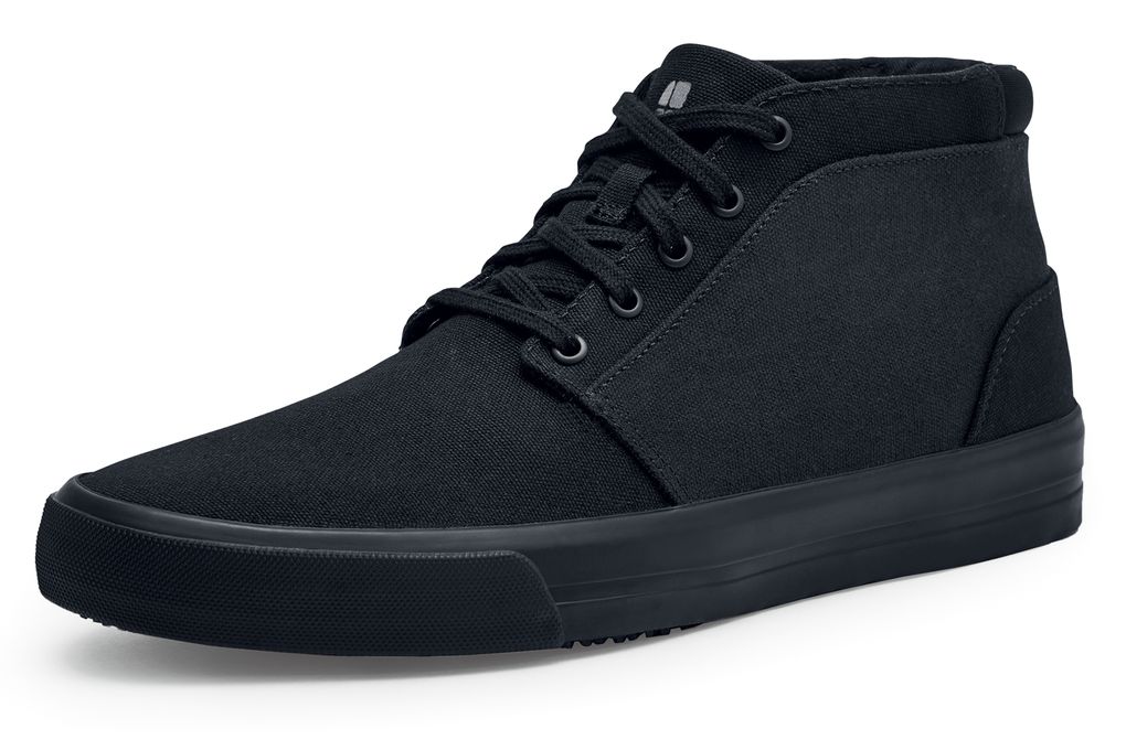 Cabbie II Black Men's Casual Canvas NonSlip Work Shoe Shoes For