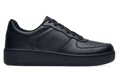 Holcombe Black Slip-Resistant Athleisure Sneakers