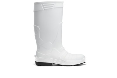 Sentinel Steel Toe White Slip-Resistant Pull On Boots