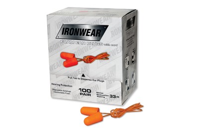 Disposable Foam Ear Plugs (box of 100) Orange | Shoes For Crews
