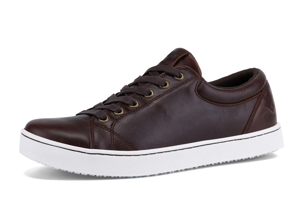 MOZO Finn Brown / Men's SlipResistant Chef Shoes Shoes For Crews