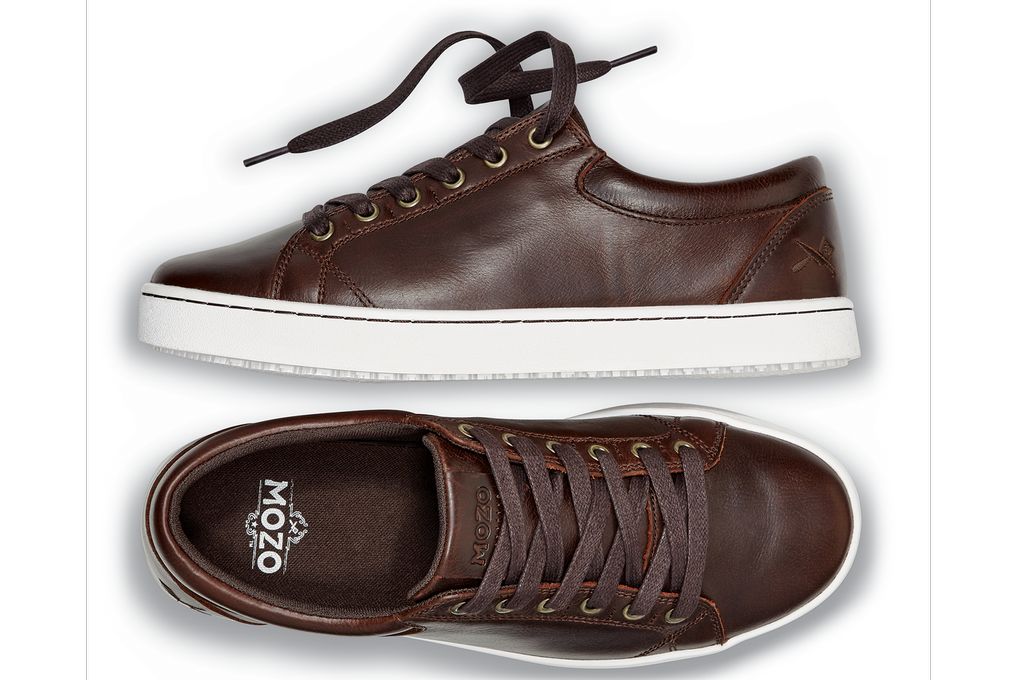 MOZO Finn Brown / Men's SlipResistant Chef Shoes Shoes For Crews