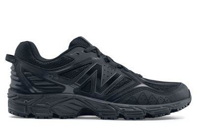 New Balance 510v3: Men's Black Athletic Slip-Resistant Work Shoes | Shoes For Crews