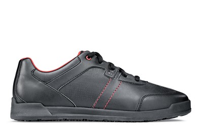 Freestyle II - Black/Red - Men's Slip-Resistant Athletic Work Shoes - Shoes For Crews