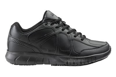 Keuka - Galley - Black - Men's Non-Slip Oxford Leather Work Shoe - Shoes For Crews