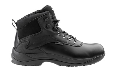 Keuka - Engineer ST - Black - Non-Slip Steel Toe Leather Work Boot - Shoes For Crews