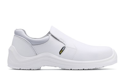 Safety Jogger White Steel Toe Slip-On Work Shoe