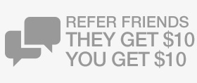 Refer Friends - They Get $10, You Get $10