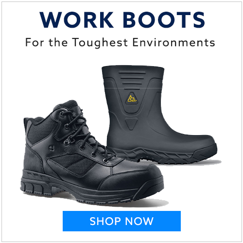 Non-slip steel toe safety work boots