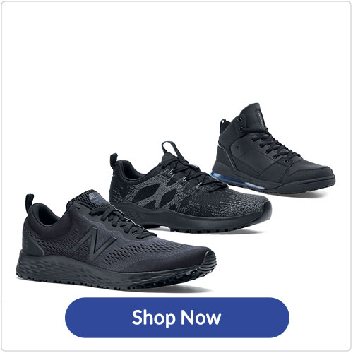 Non-slips, comfortable sneakers for work