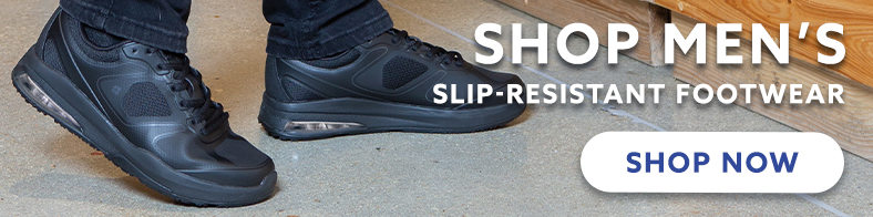 Men's Slip-Resistant Footwear