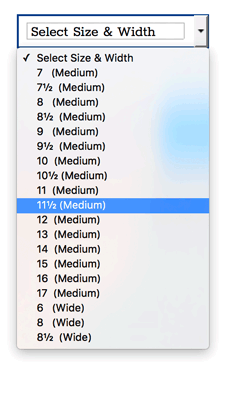 Shoe Width Conversion Chart