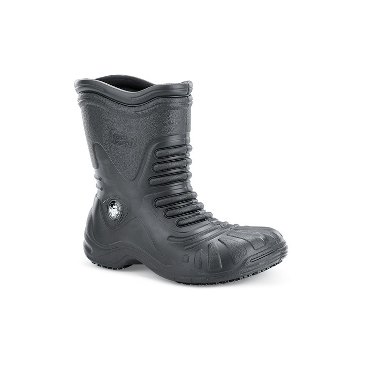 Bullfrog Soft Toe Black Waterproof Non Slip Work Boots Shoes For