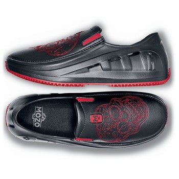 MOZO - Skull - Men's / Black - Slip-Resistant Chef Shoes - Shoes For Crews