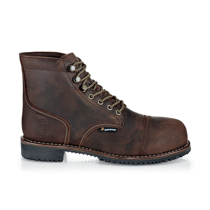 Empire Brown Professional Grade Work Boots Non Slip Shoes For Crews Empire Brown Professional Grade Work Boots Non Slip Shoes For Crews