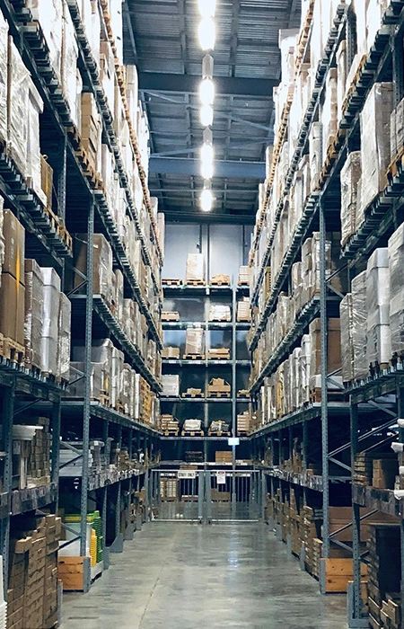 photo of warehouse supplies