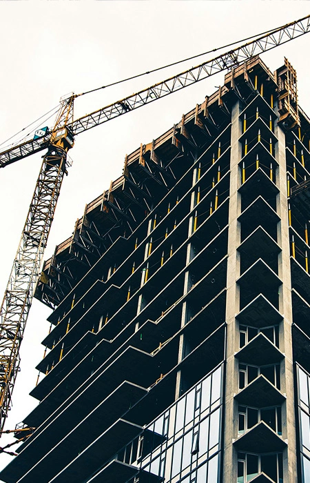 photo of Construction site building