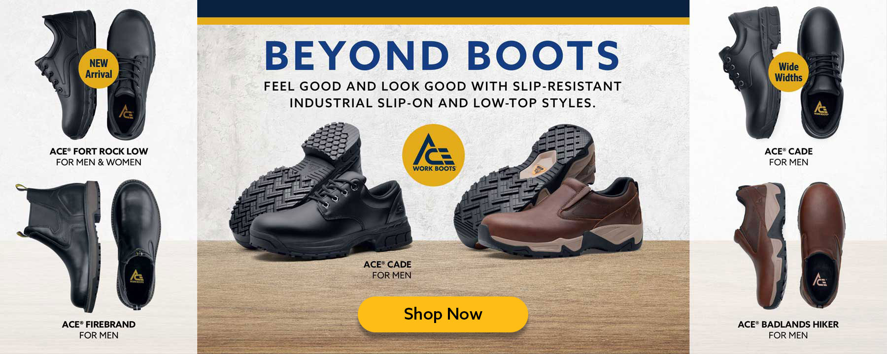 Beyond boots, shop now!
