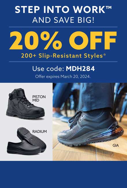 Shoes For Crews - Slip Resistant Shoes, Work Shoes, Boots & Clogs