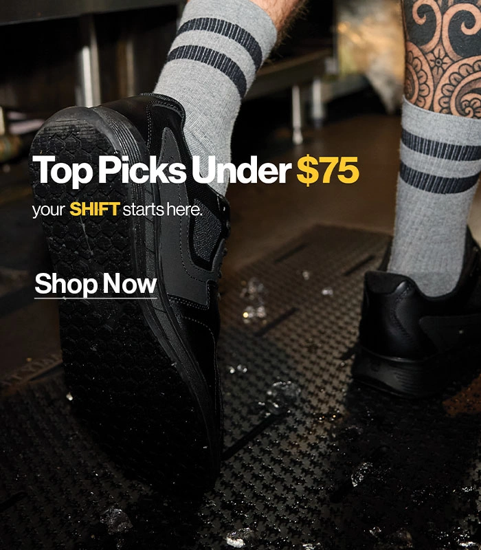 Shoes For Crews non-slip footwear under $75 Shoes For Crews non-slip footwear under $75
