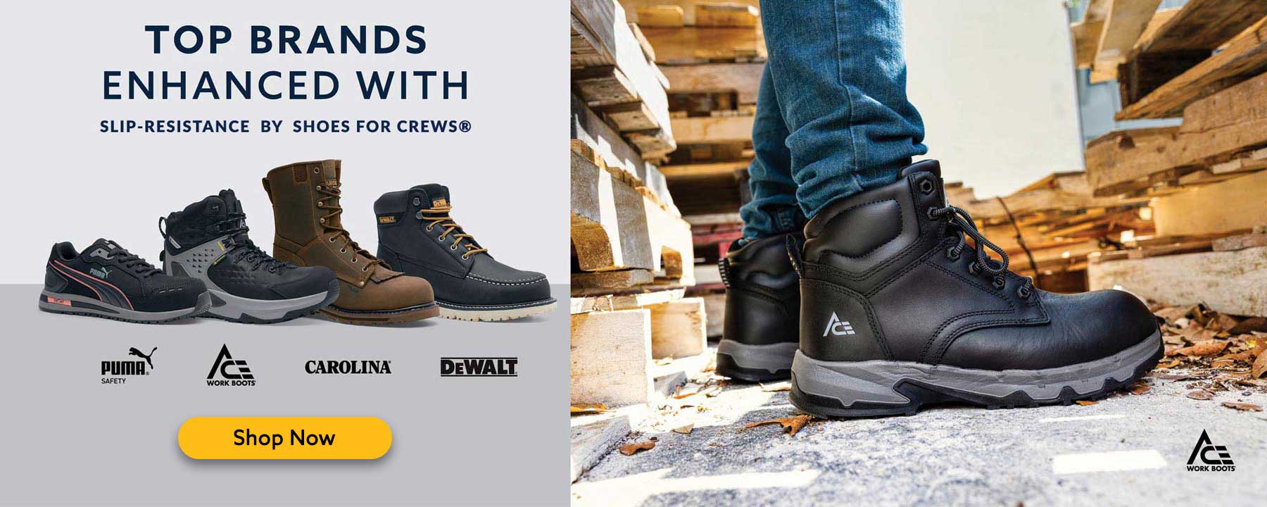 Industrial Top Brands Enhanced with Slip-Resistance By Shoes For Crews 