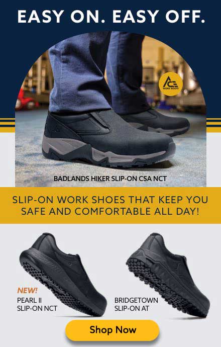 Shoes For Crews Easy Slip on and off footwear
