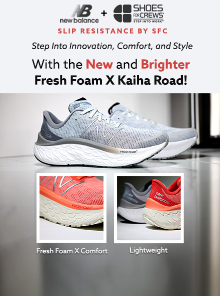 Healthcare Footwear by Shoes For Crews Slip Resistant Shoes