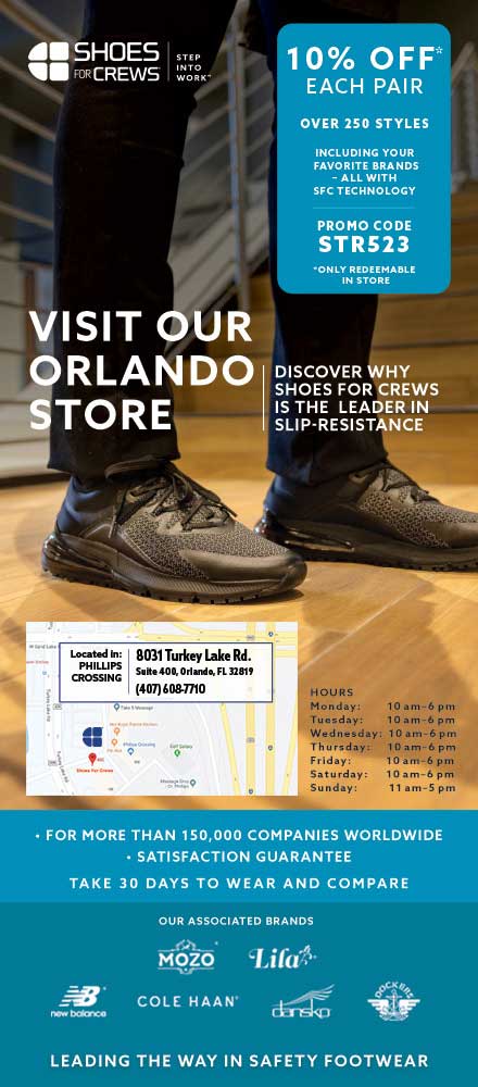 Shoes For Crews Orlando Store Promo