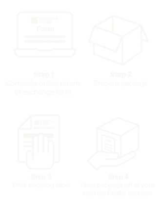 How to exchange and return Shoes For Crews products How to exchange and return Shoes For Crews products