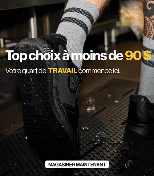 Les meilleures chaussures antidérapantes pour les travailleurs dans les services alimentaires