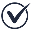 orange checkmark