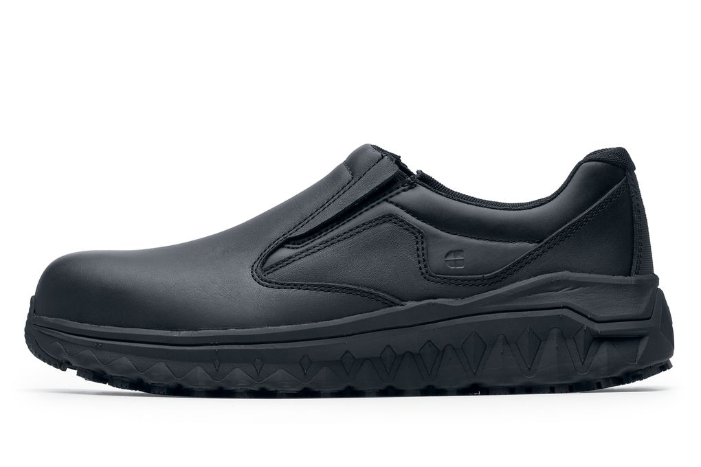 Bridgetown Slip On Aluminum Toe Black SlipResistant Shoes Shoes For Crews
