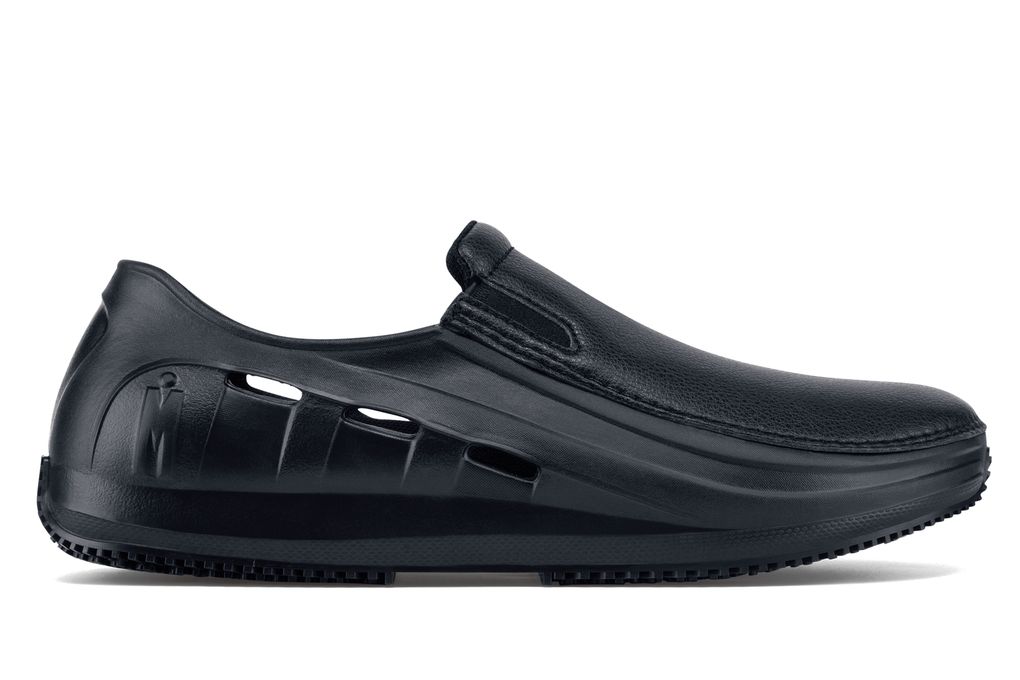 MOZO - Sharkz - Men's / Black - Slip-Resistant Chef Shoes - Shoes For Crews