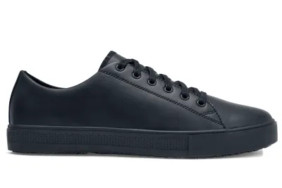 Old School Low-Rider IV: Black Slip-Resistant Shoes CA